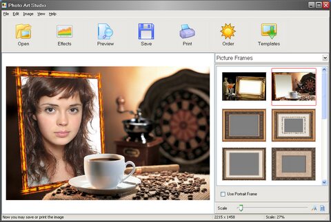 Photo on sale frame software